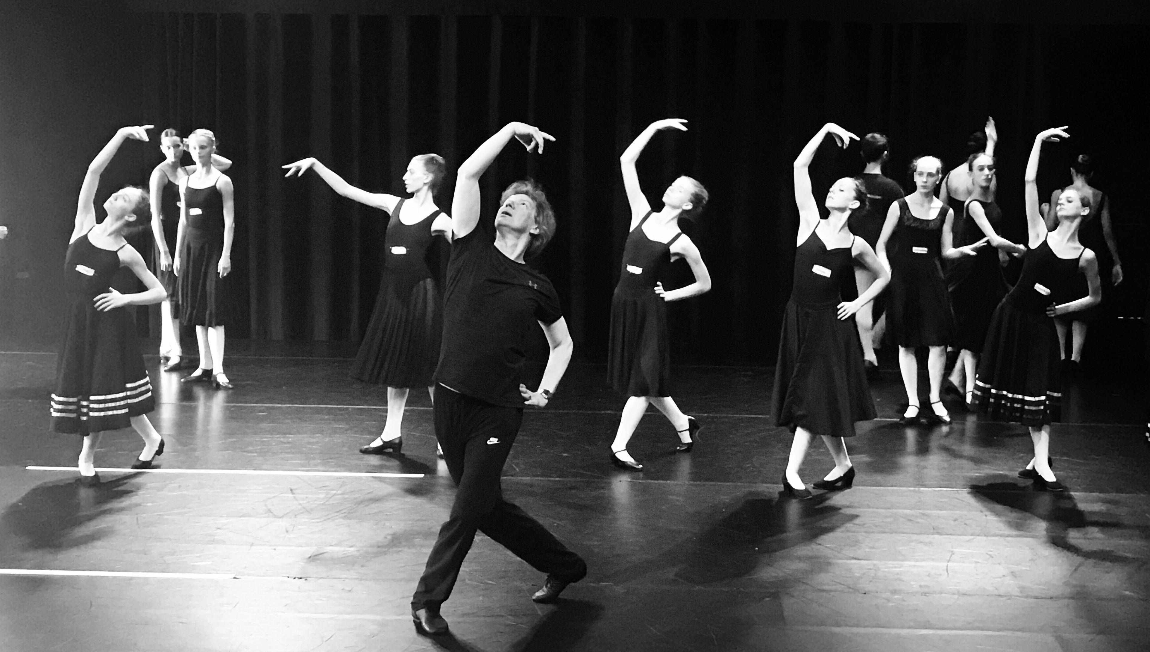 Vadim Sirotin dirige gli allievi del corso Vadim Sirotin dirige gli allievi del corso