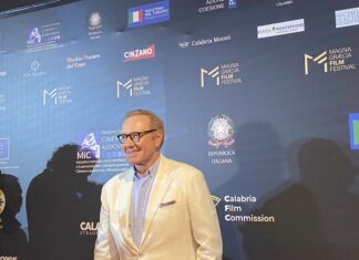 Kevin Spacey premiato a Soverato nel corso del Magna Graecia Film Festival